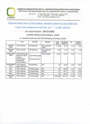 PME-HE Hasil Evaluasi Bahan Kontrol Hal 1