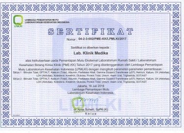 PME-KK Bidang Kimia Klinik 2017